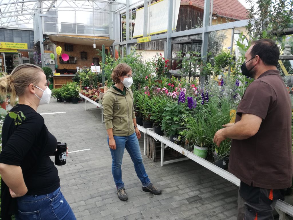 Schülerin im simulierten Prüfungsgespräch.