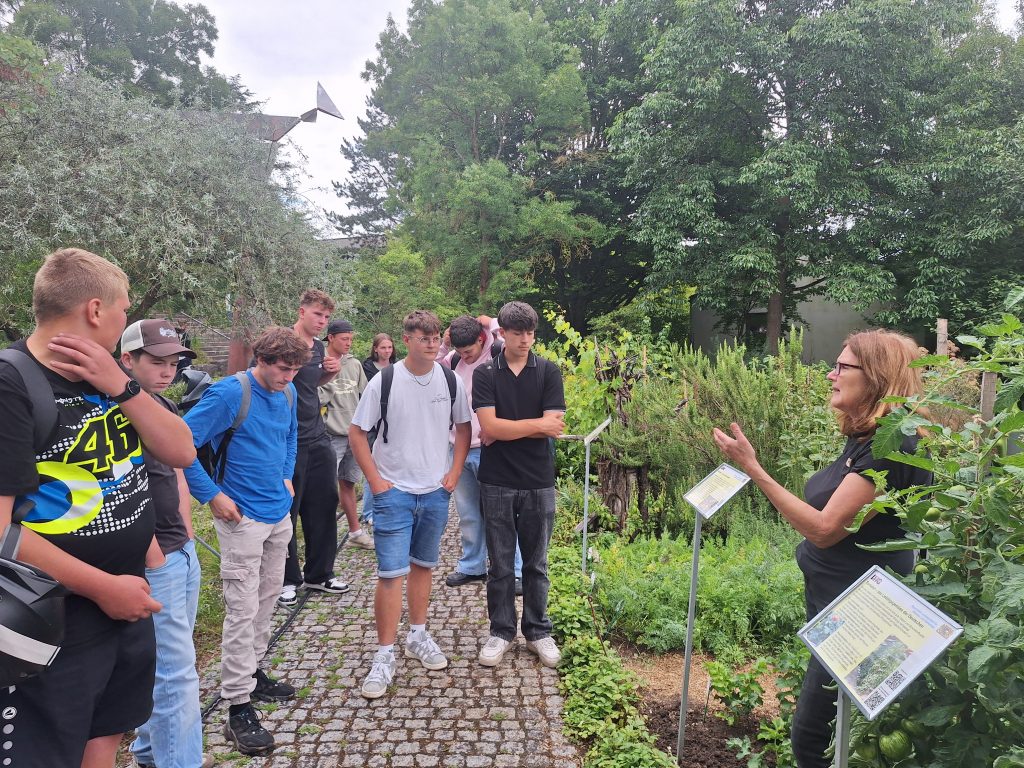 Führung durch den Gemüseversuchsbetrieb.