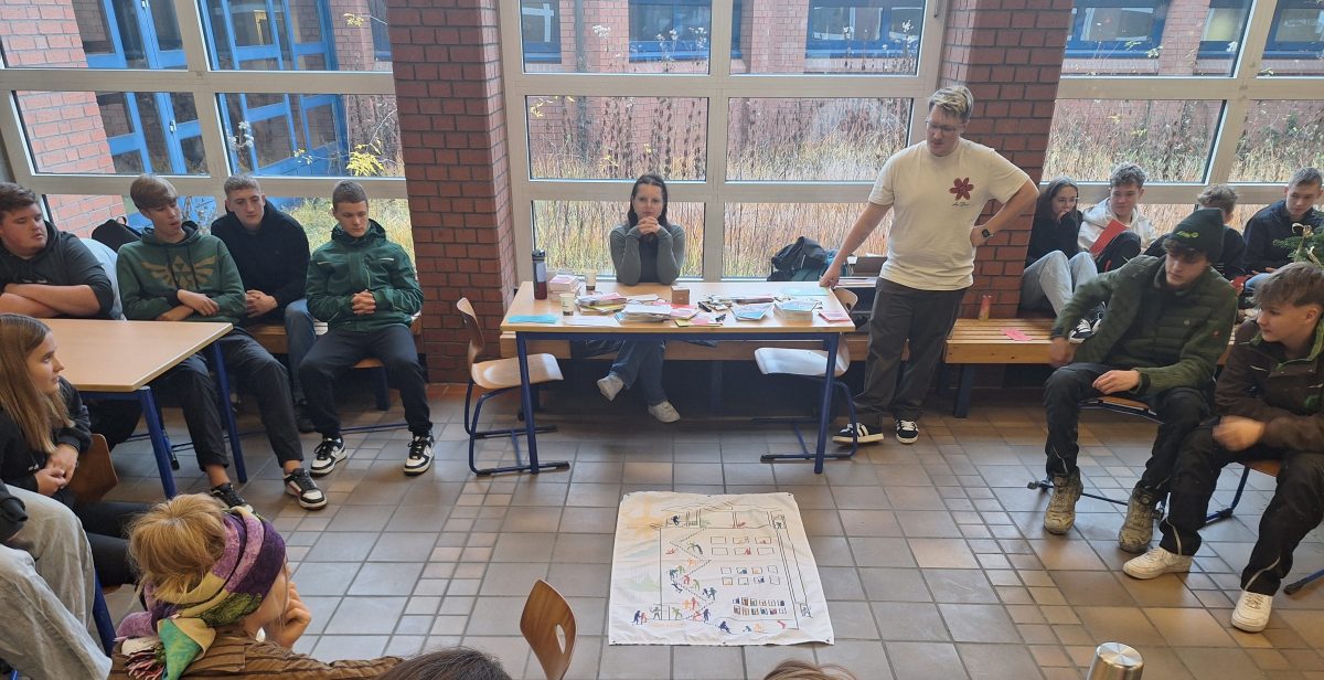 Workshop in der Aula: