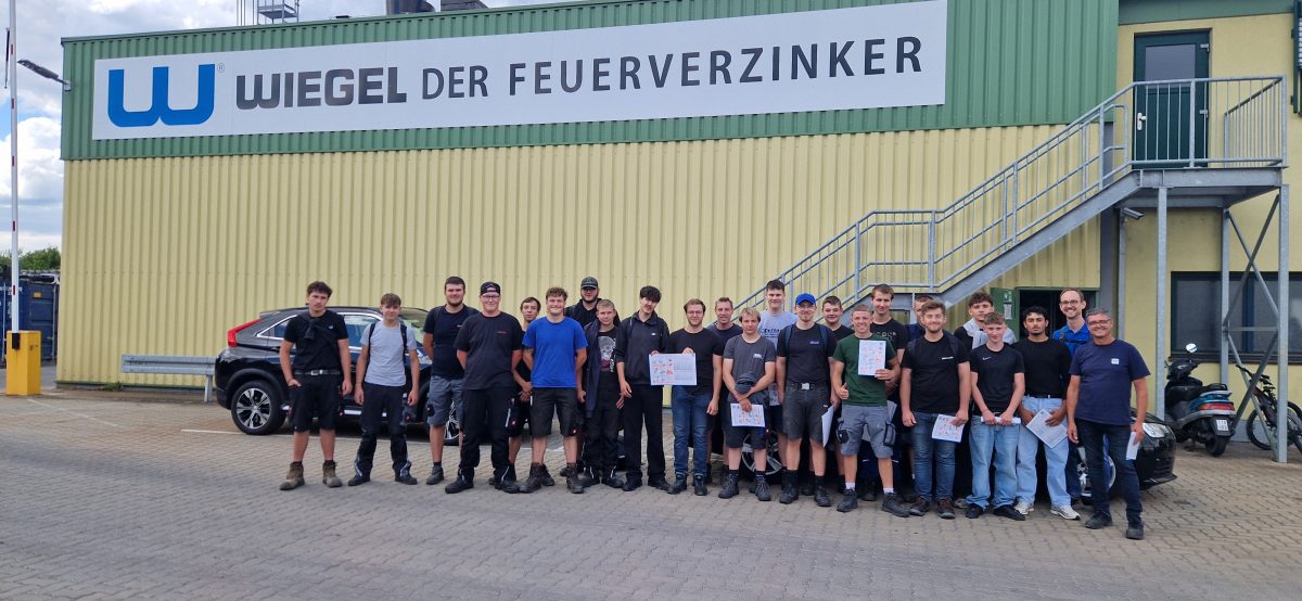 Besuch der MMB11A bei der Feuerverzinkerei Wiegel