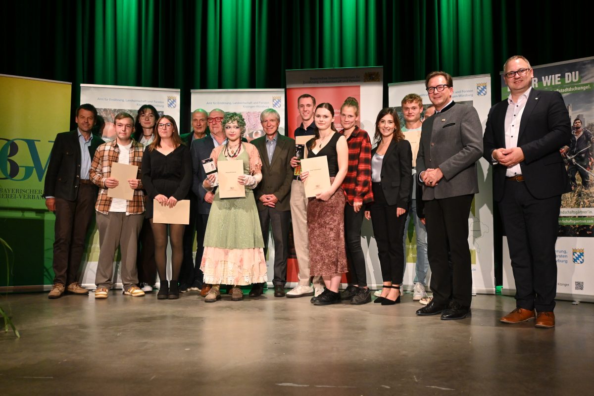 Hinaus in die Welt – Freisprechungsfeier der Gärtner und Gärtnerinnen aus Oberfranken